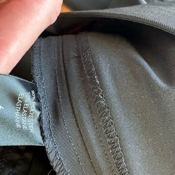 Elie Tahari black techno fabric pants size 6 - Picture 7 of 12